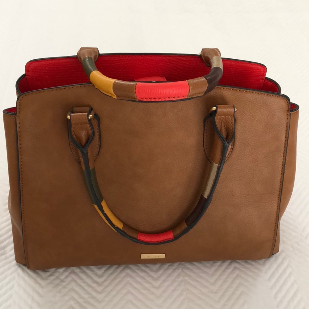 ALDO ACAWIEN** COGNAC colored SATCHEL